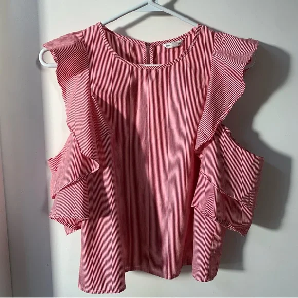 Club Monaco Hamisi Ruffle Blouse - Picture 5 of 11